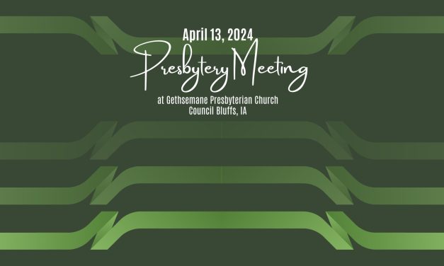 Presbytery Meeting Registration